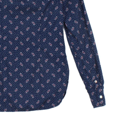 Womens Paisley Shirt Fitted Long Sleeve