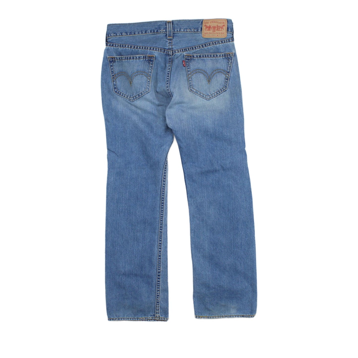Mens Jeans Denim Straight Leg