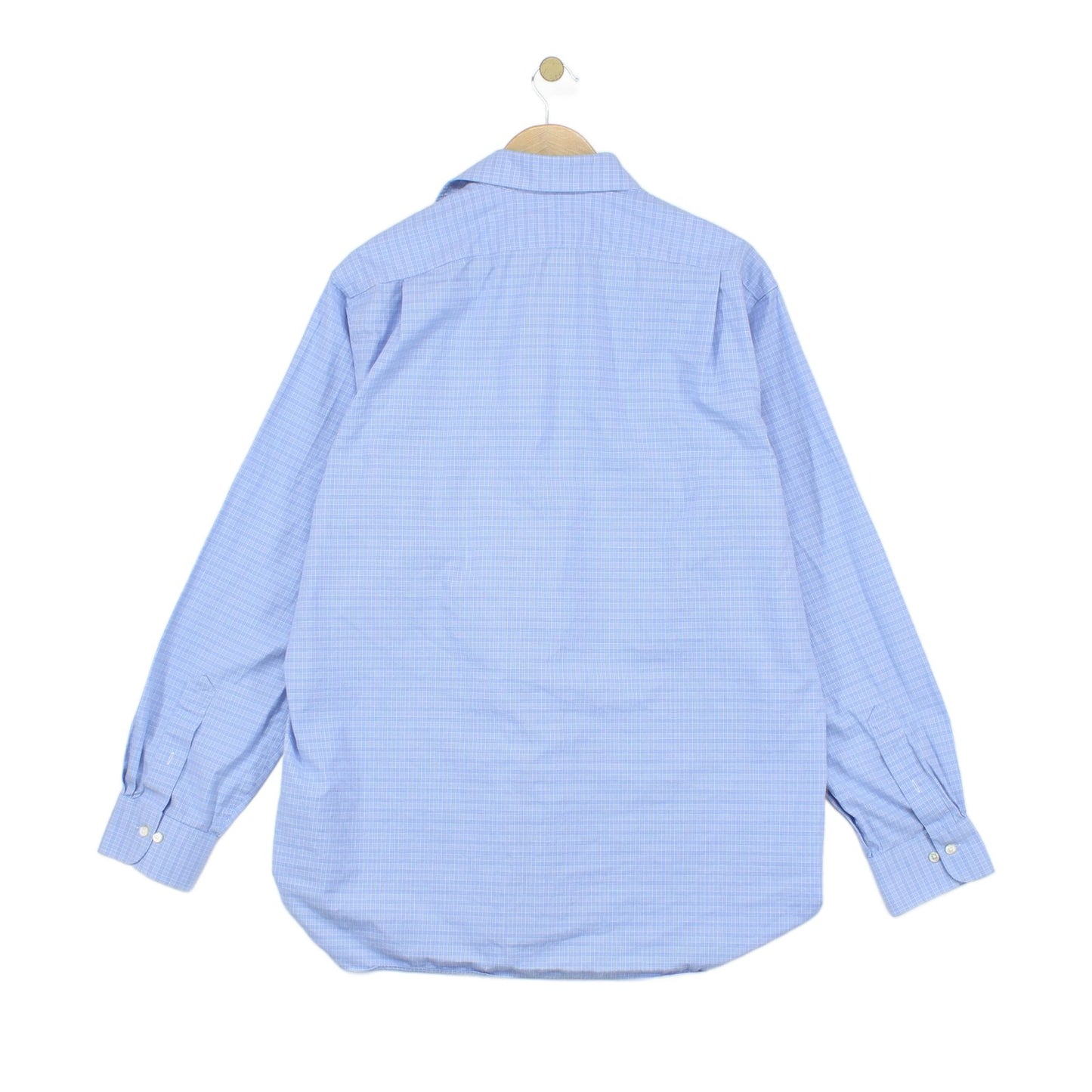 Mens Check Shirt Long Sleeve Business