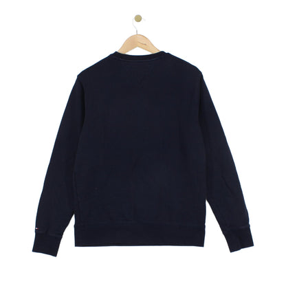 Mens Sweatshirt Embroidered Logo Crew Neck