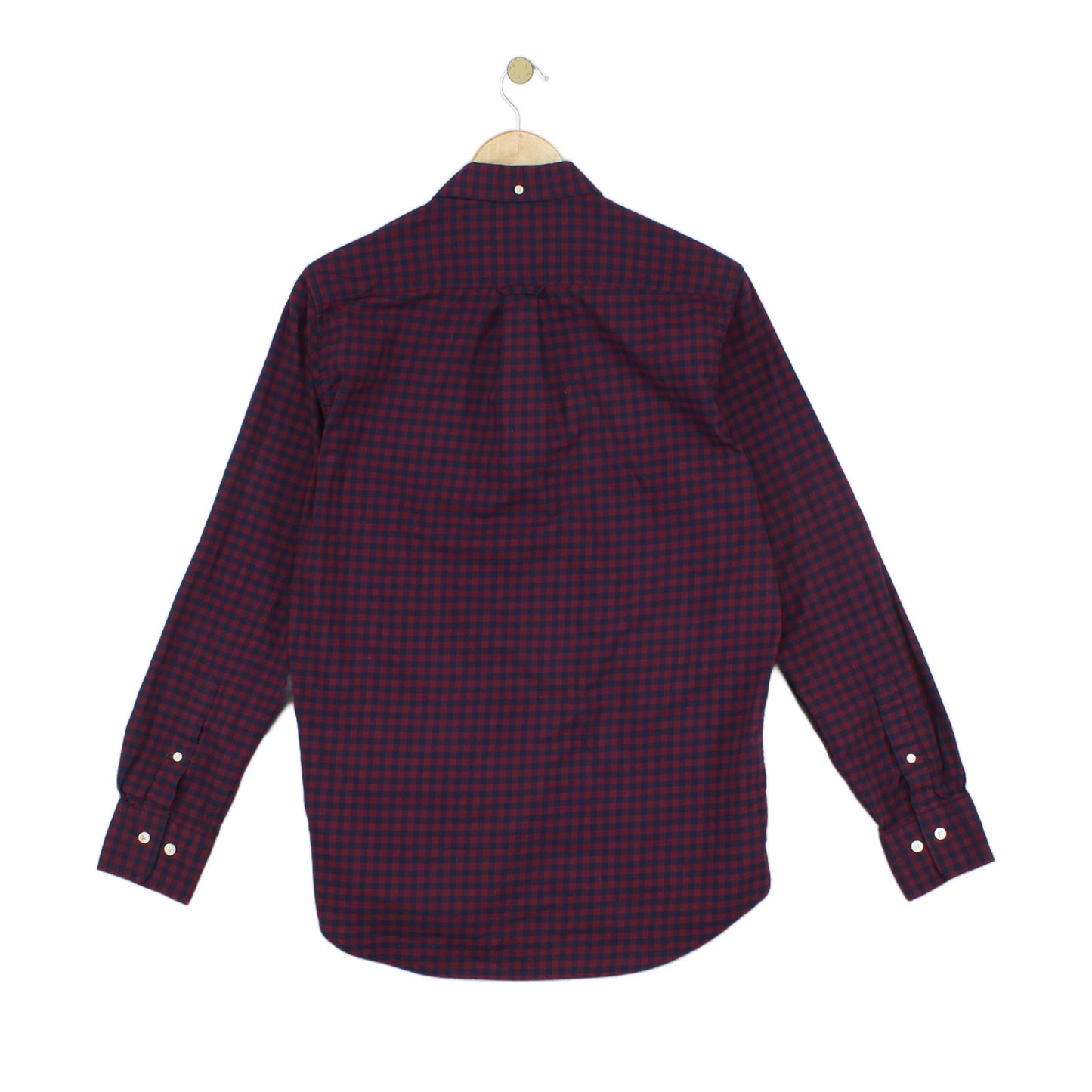 Mens Check Shirt Long Sleeve Regular Fit