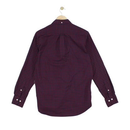 Mens Check Shirt Long Sleeve Regular Fit
