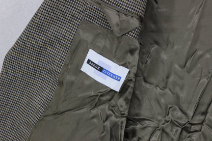 Mens Wool Blazer Houndstooth