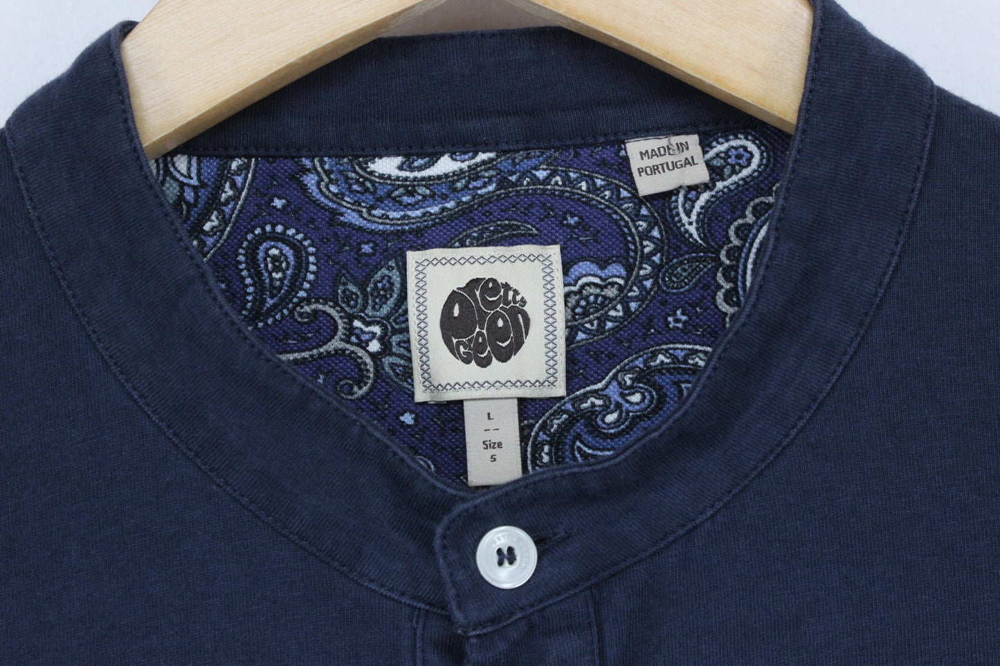 Mens T-Shirt Long Sleeve Made In Portugal