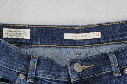 Womens Denim Shorts Classic Short Stretch