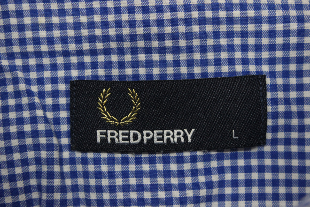 Mens Check Shirt Long Sleeve Button Up Cotton