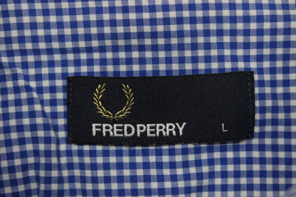 Mens Check Shirt Long Sleeve Button Up Cotton