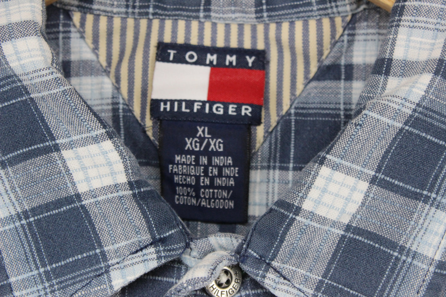 Mens Plaid Shirt Short Sleeve Button Up