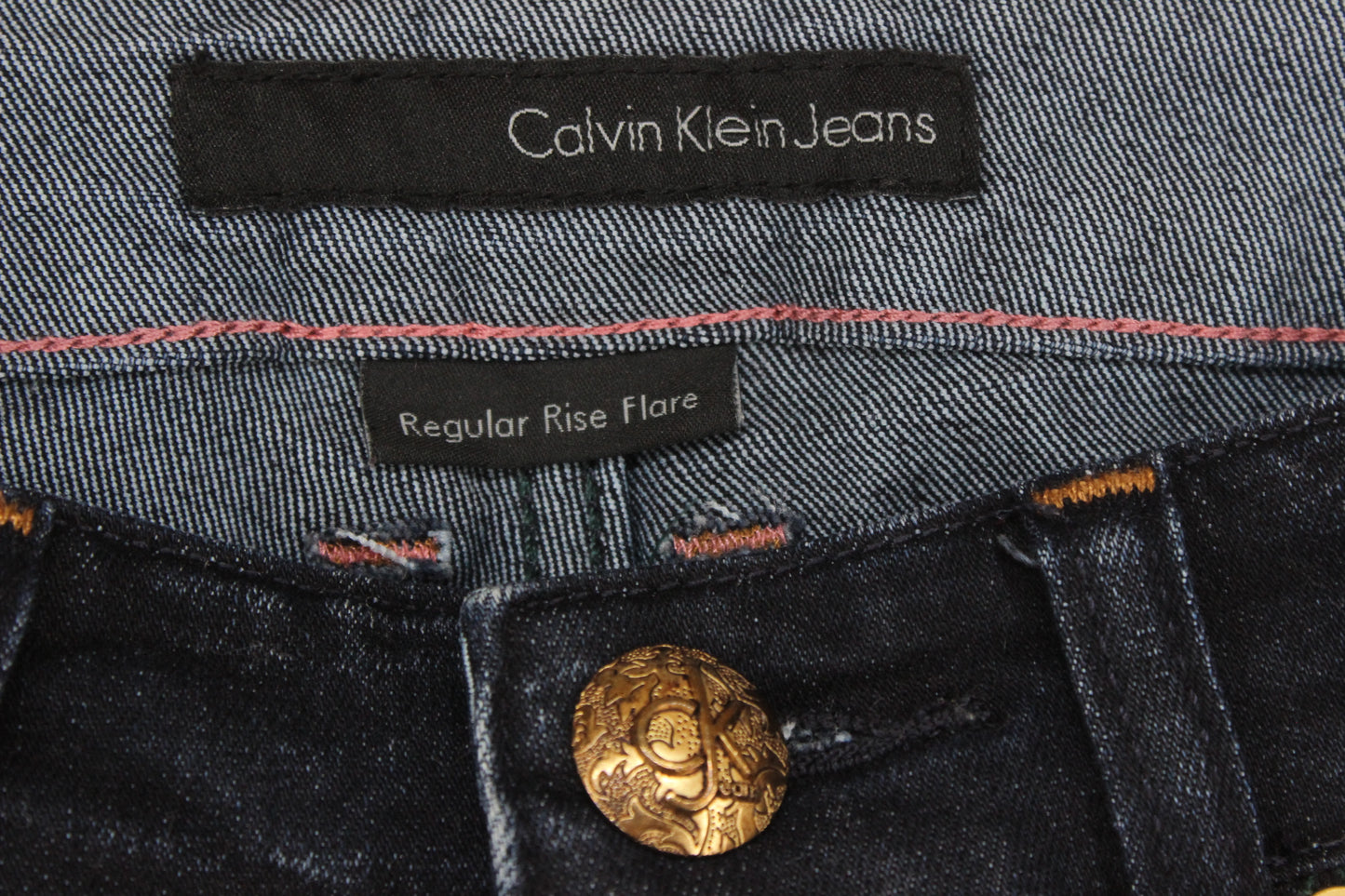 Womens Flare Jeans Denim Regular Rise