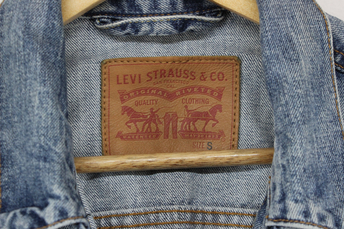 Mens Denim Jacket Classic Slim Fit
