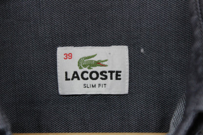Mens Shirt Slim Fit Long Sleeve Button Up