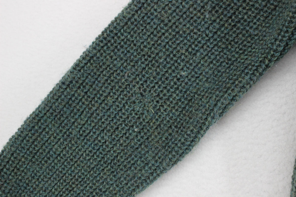Mens Wool Jumper Ribbed Knit Irish Sweater