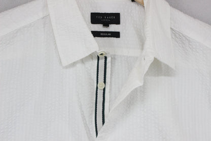 Mens Waffle Shirt Made In Portugal Short Sleeve