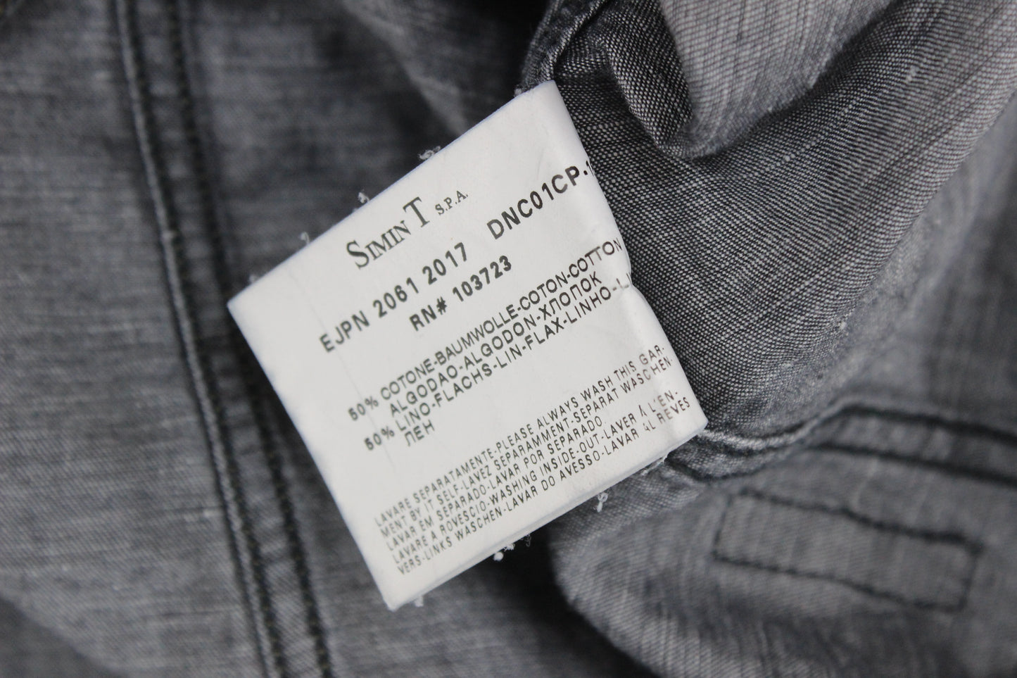 Mens Linen Shirt Made In Italy Cotton