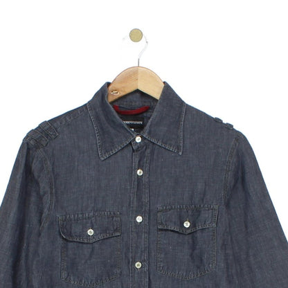 Mens Linen Shirt Made In Italy Cotton