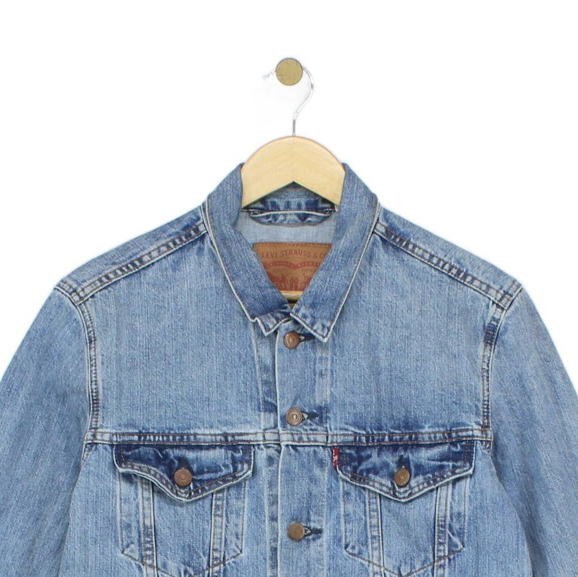 Mens Denim Jacket Classic Slim Fit