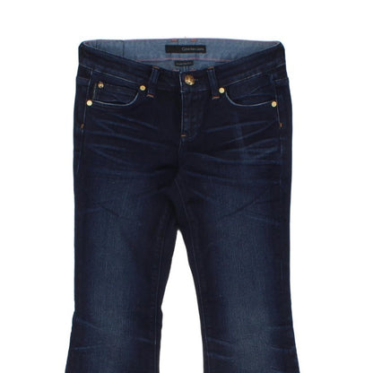 Womens Flare Jeans Denim Regular Rise