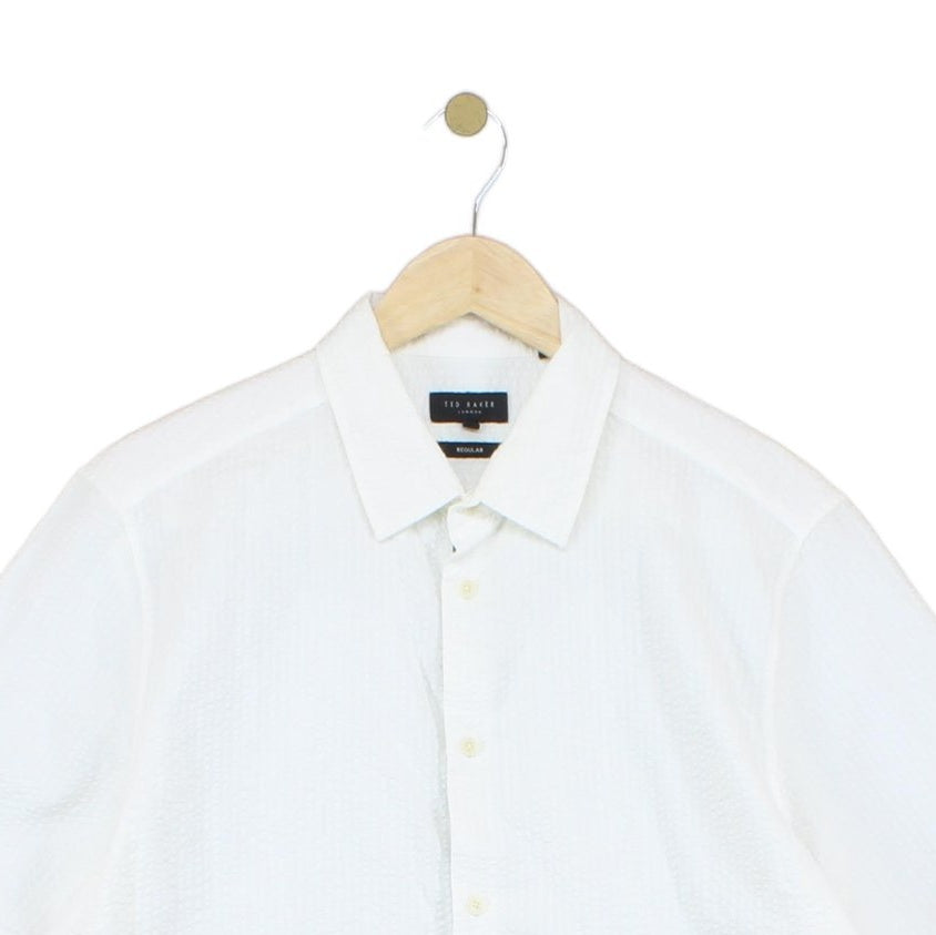 Mens Waffle Shirt Made In Portugal Short Sleeve