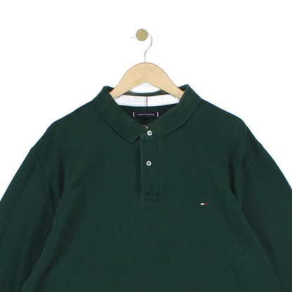 Mens Polo Shirt Classic Long Sleeve