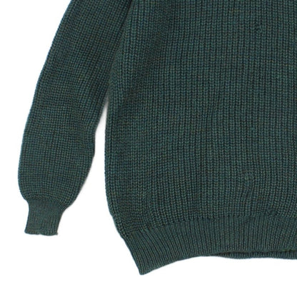Mens Wool Jumper Ribbed Knit Irish Sweater