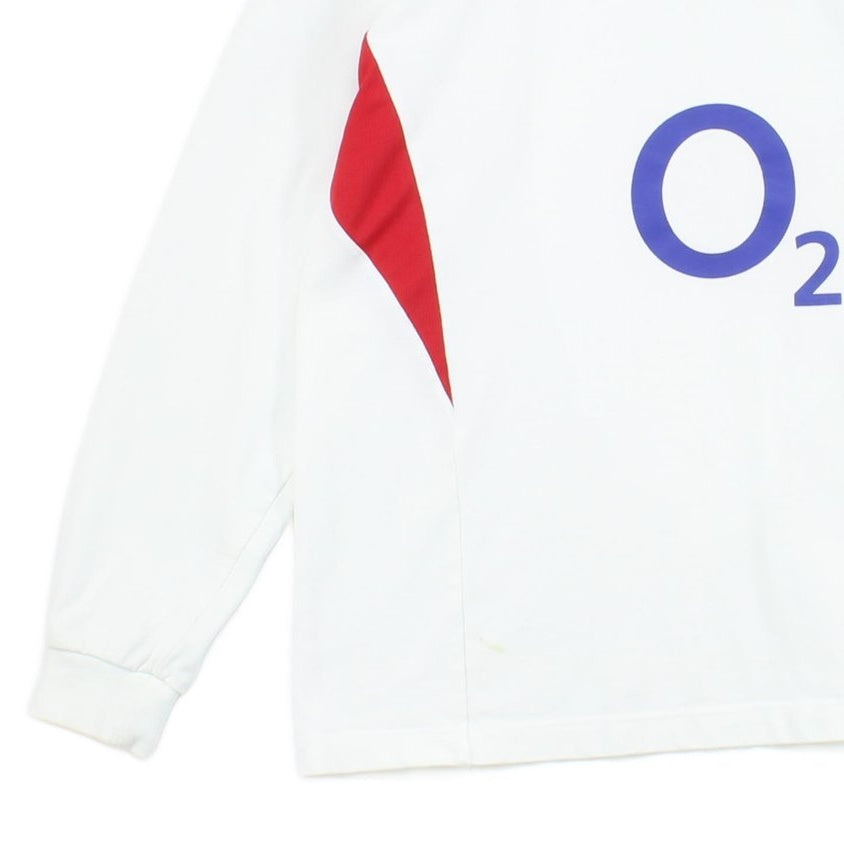 Mens England 2003-05 Rugby Shirt O2 Long Sleeve