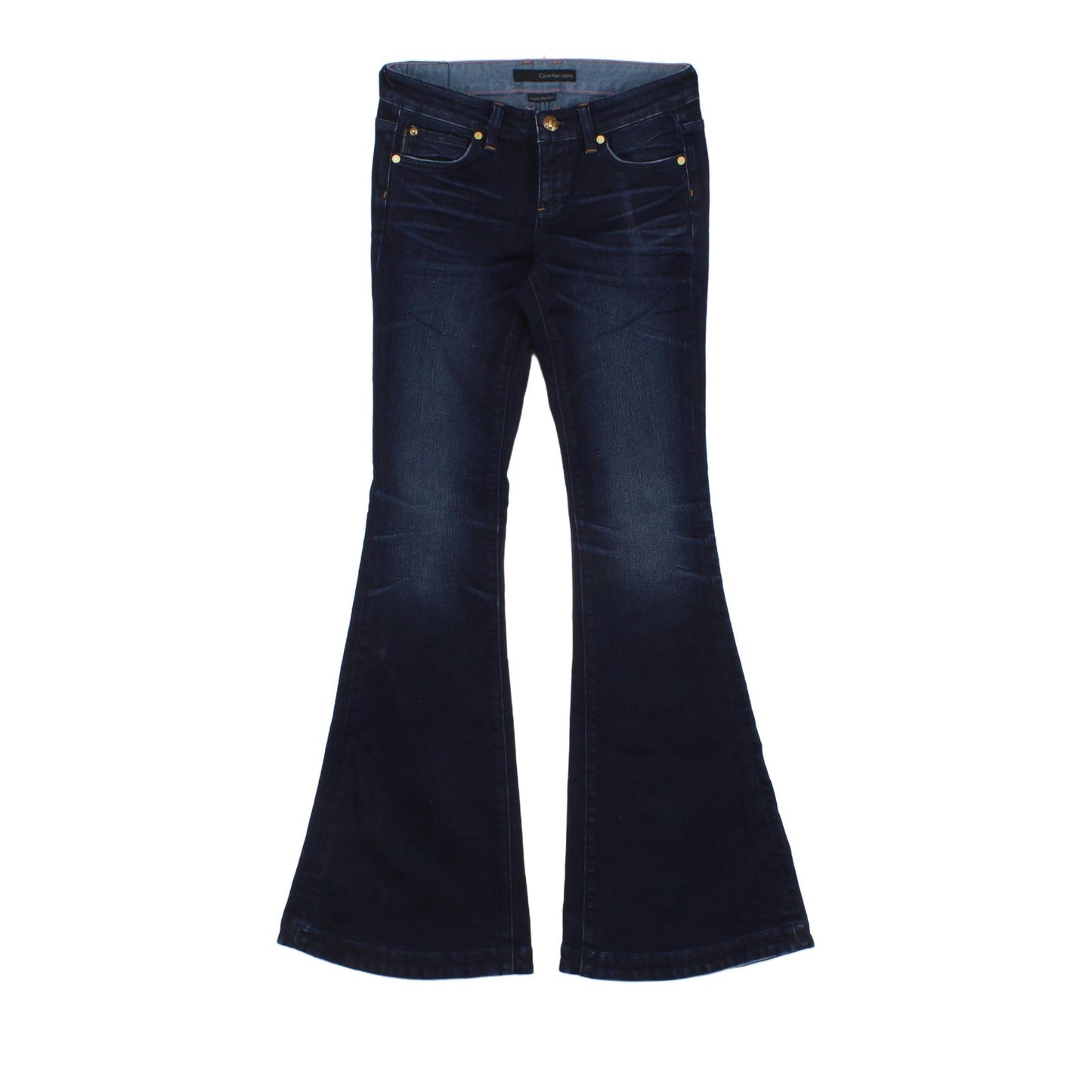 Womens Flare Jeans Denim Regular Rise