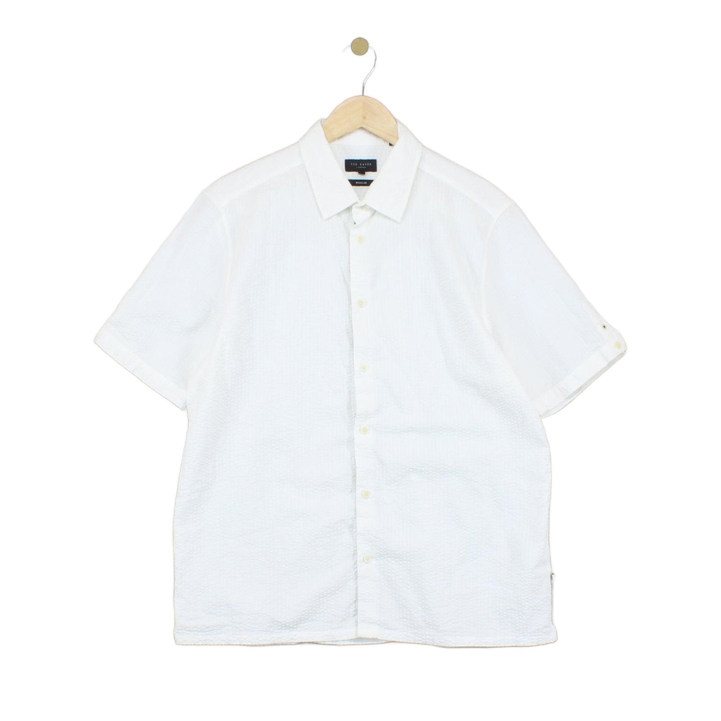 Mens Waffle Shirt Made In Portugal Short Sleeve