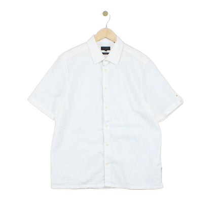 Mens Waffle Shirt Made In Portugal Short Sleeve