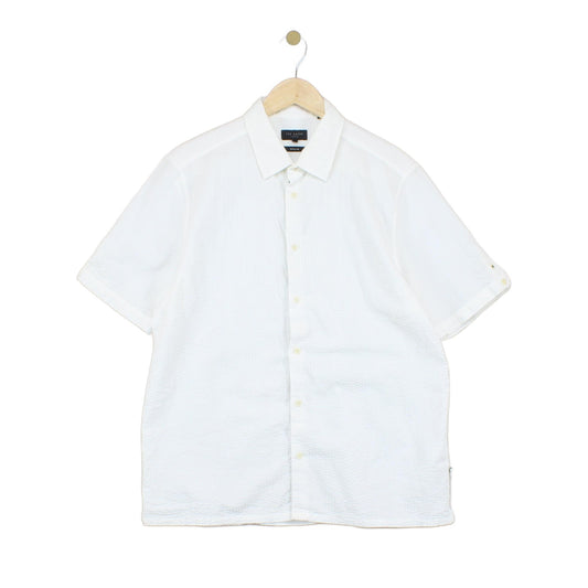 Mens Waffle Shirt Made In Portugal Short Sleeve