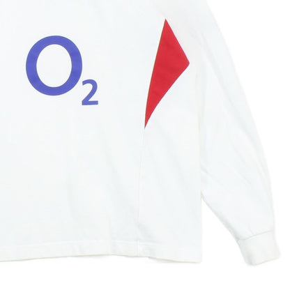 Mens England 2003-05 Rugby Shirt O2 Long Sleeve