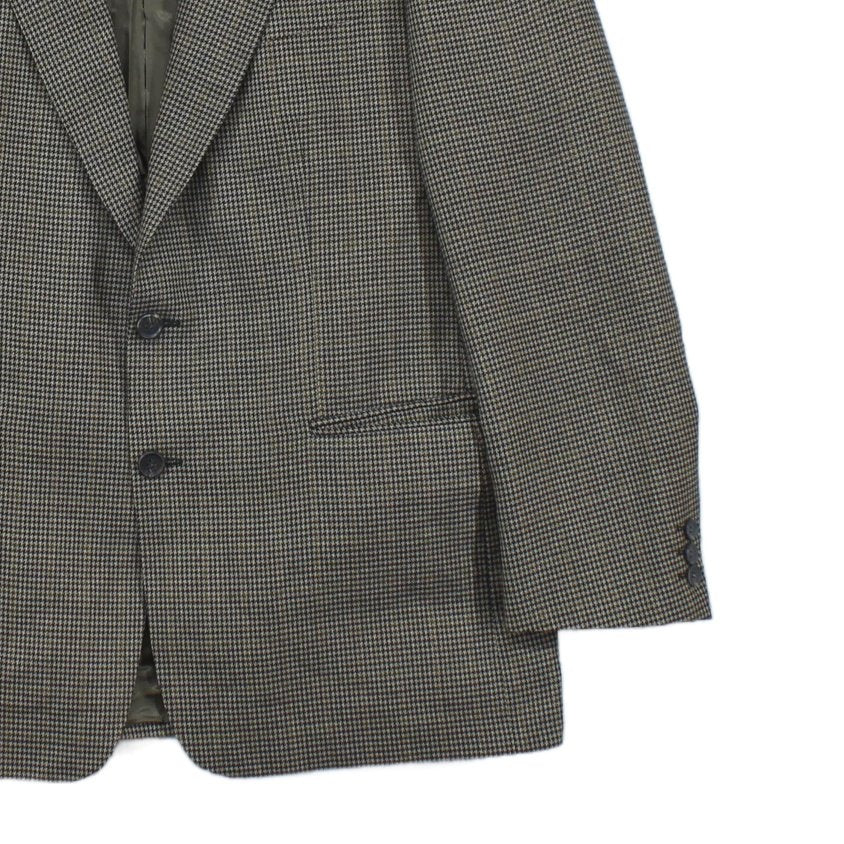 Mens Wool Blazer Houndstooth