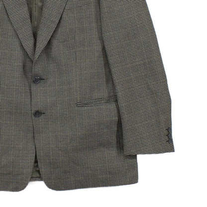 Mens Wool Blazer Houndstooth