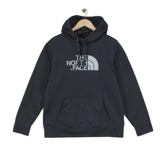 Mens Fleece Hoodie Logo Drawstring