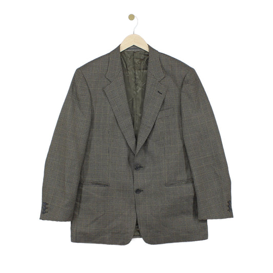 Mens Wool Blazer Houndstooth