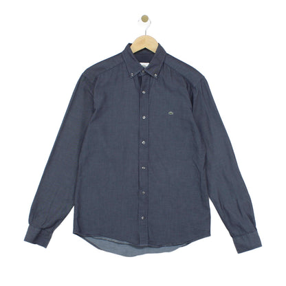 Mens Shirt Slim Fit Long Sleeve Button Up