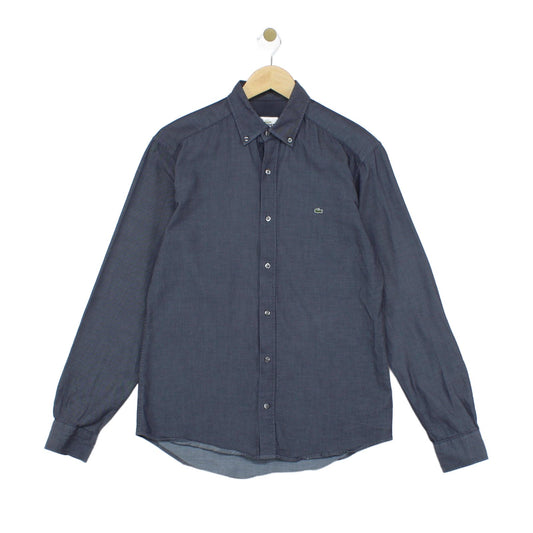 Mens Shirt Slim Fit Long Sleeve Button Up