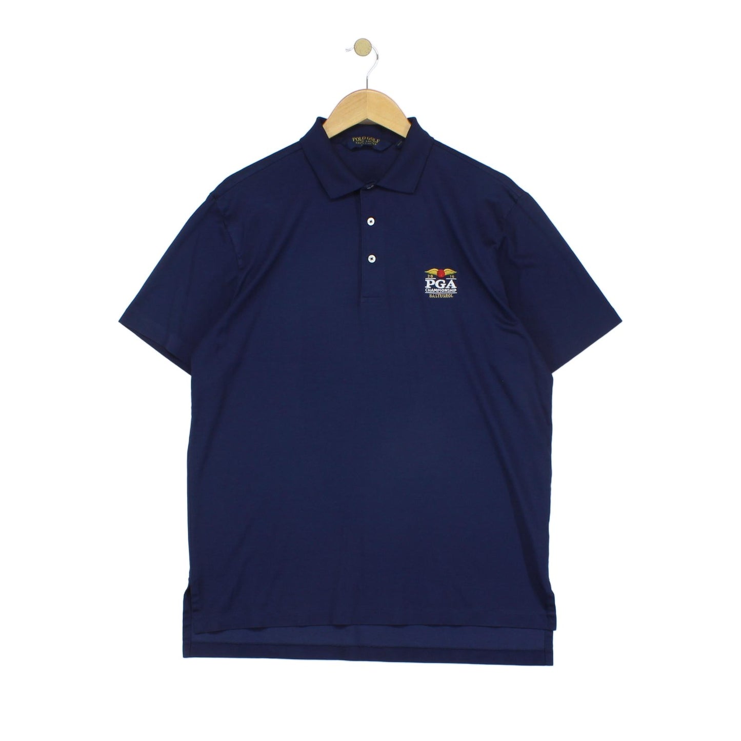 Mens Golf Polo Shirt Stretch Short Sleeve Embroidered