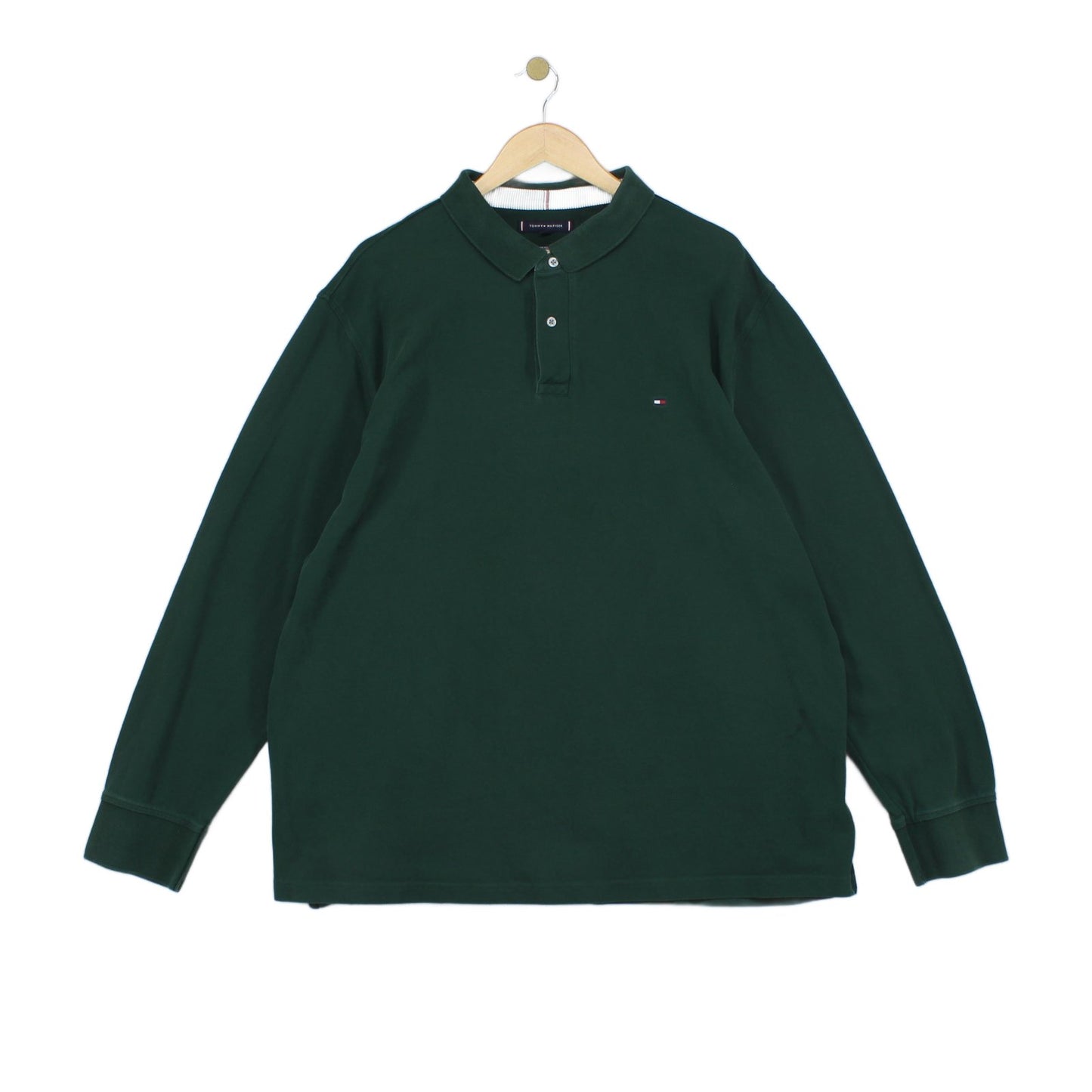 Mens Polo Shirt Classic Long Sleeve