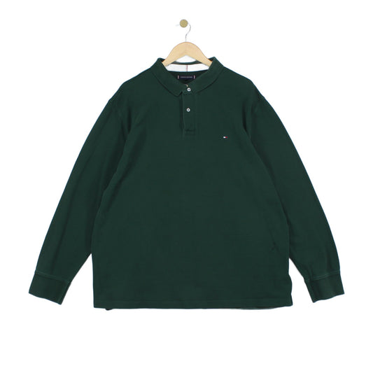 Mens Polo Shirt Classic Long Sleeve