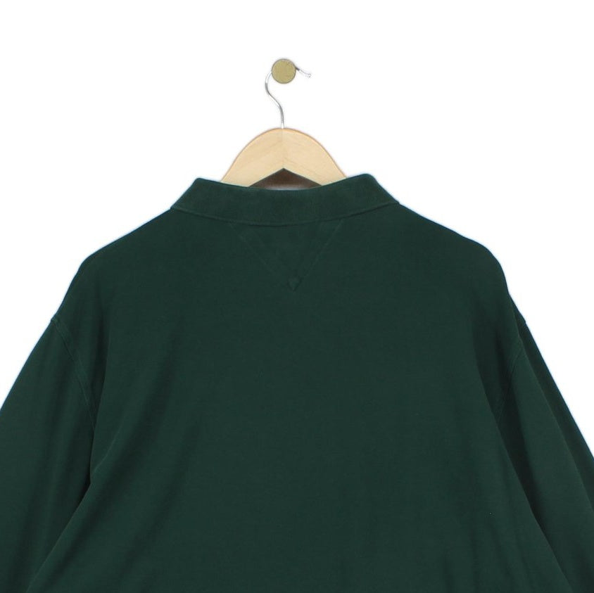 Mens Polo Shirt Classic Long Sleeve