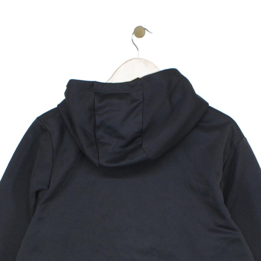 Mens Fleece Hoodie Logo Drawstring