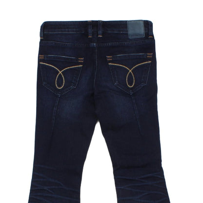 Womens Flare Jeans Denim Regular Rise