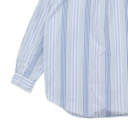 Mens Striped Shirt Button Up Collared