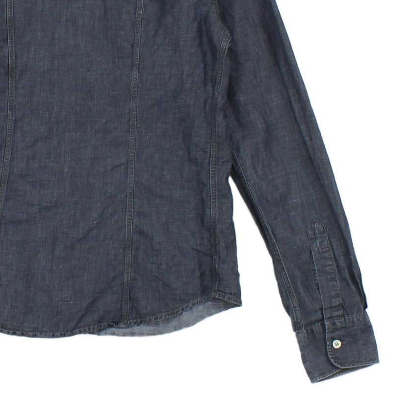 Mens Linen Shirt Made In Italy Cotton