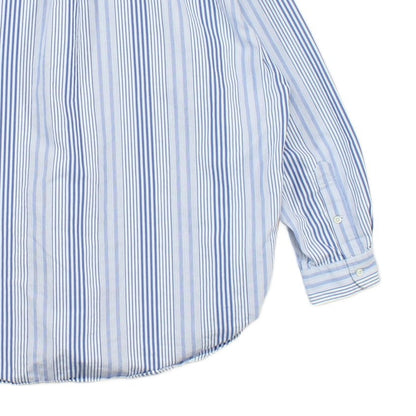 Mens Striped Shirt Button Up Collared