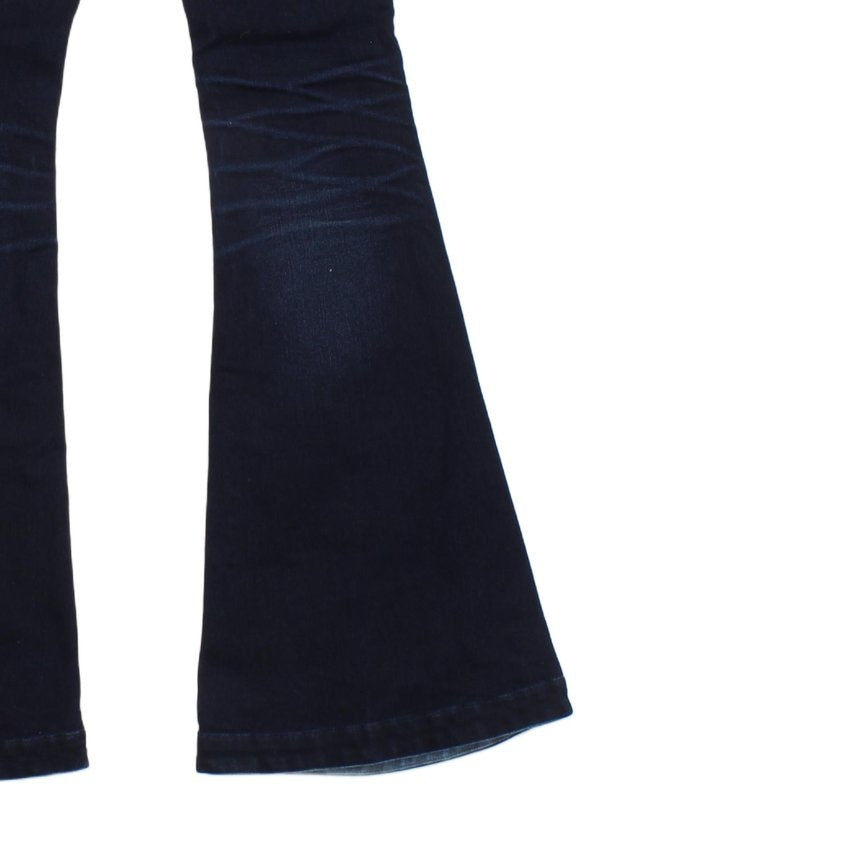 Womens Flare Jeans Denim Regular Rise