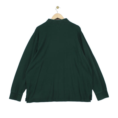 Mens Polo Shirt Classic Long Sleeve