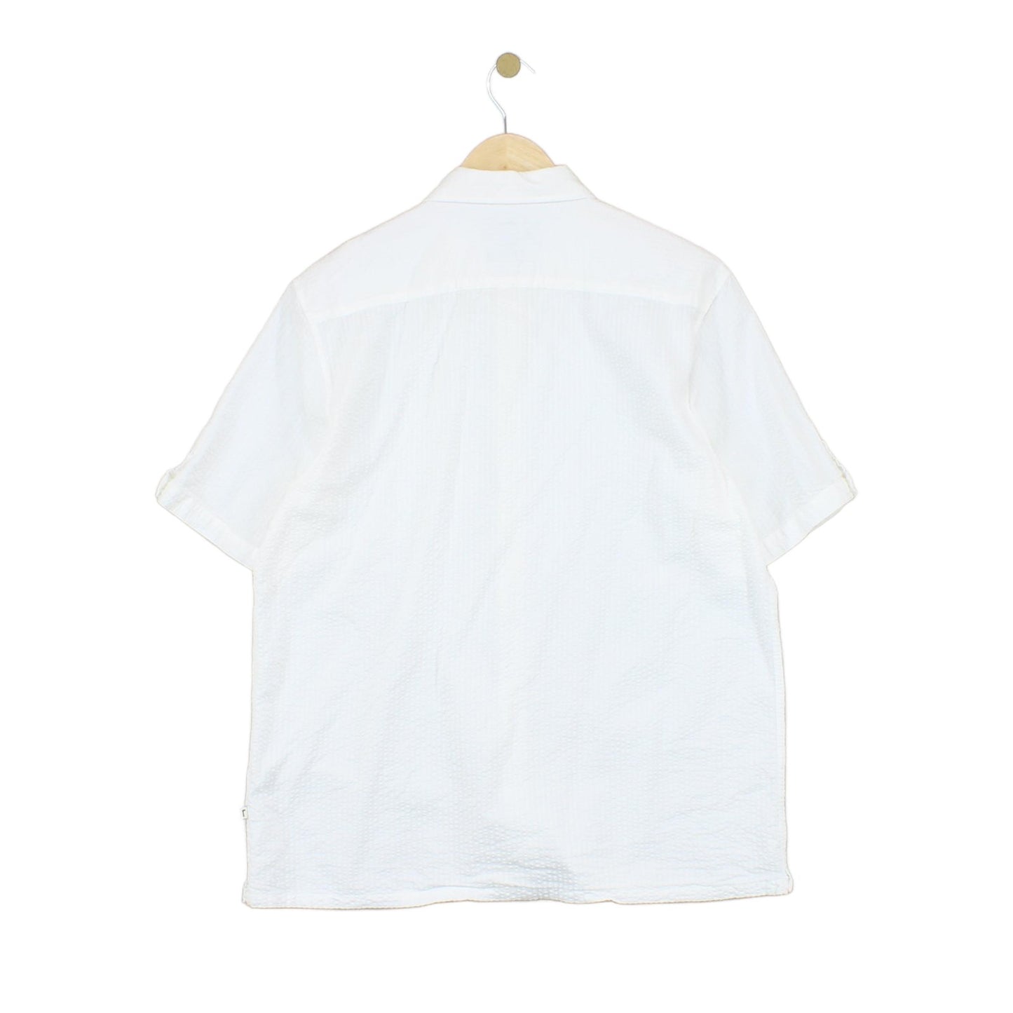 Mens Waffle Shirt Made In Portugal Short Sleeve