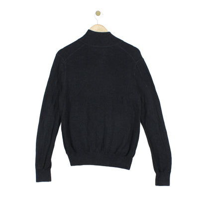 Mens Cardigan Full Zip Ribbed Pima Cotton