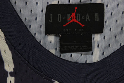 Mens Jordan Basketball Jersey Striped Athletic Sleeveless